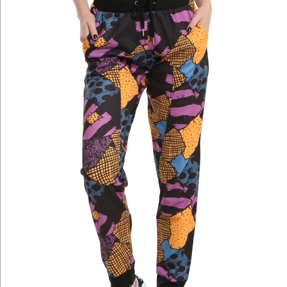 ISO NBC Sally Patchwork Jogger Pants Hot Topic